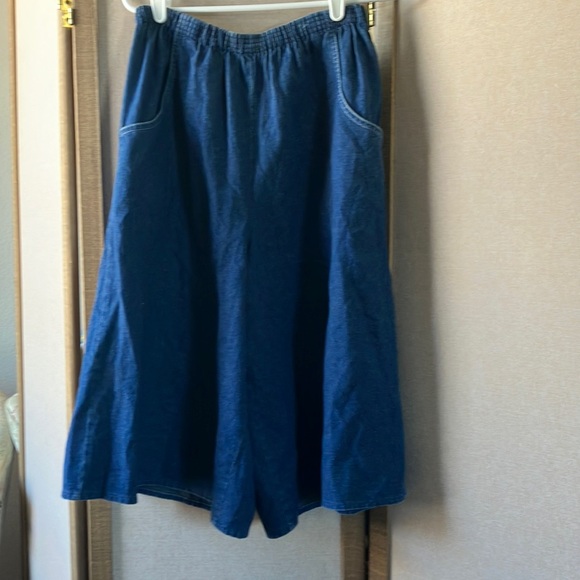 Denim - FINAL MARKDOWN Casual Blue denim Wide-Leg culottes 10